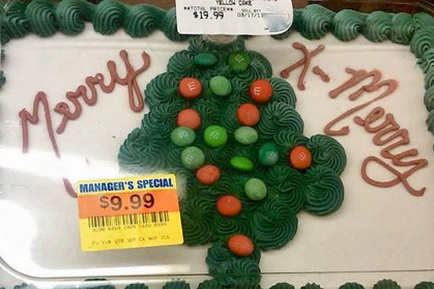 Рождественские торты, которые будут преследовать вас в кошмарах кошмарные рождественские торты, смешные рождественские торты, неудачные торты на рождество