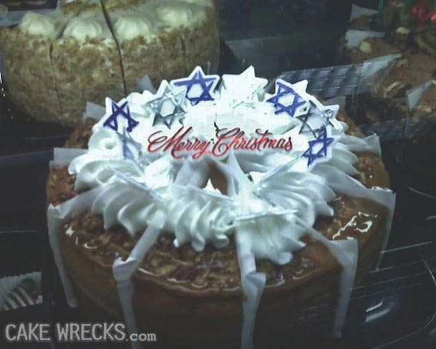 Рождественские торты, которые будут преследовать вас в кошмарах кошмарные рождественские торты, смешные рождественские торты, неудачные торты на рождество