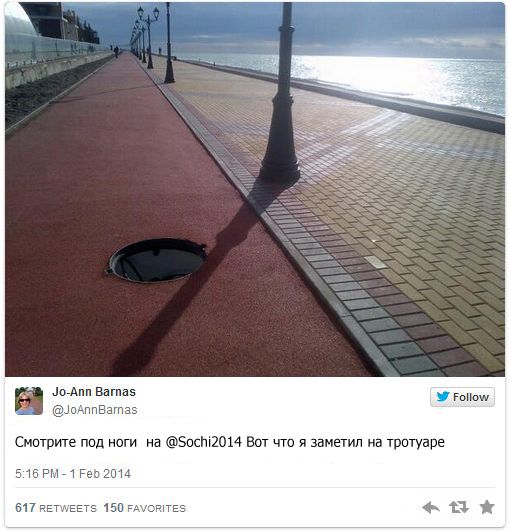 Сообщения от негодующих иностранных туристов прибывших на Олимпиаду Сочи 2014 Гневные, Twitter,сообщения, иностранцев, неготовы, отели, в Сочи, 2014, олимпиада