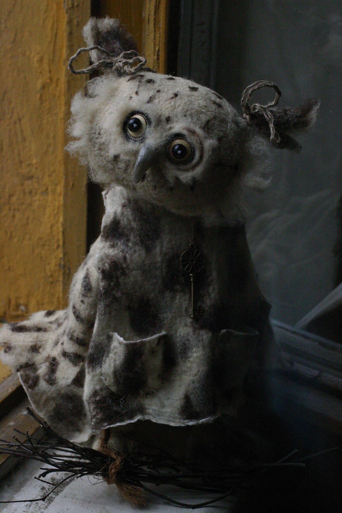 Катерина Козуненко, войлочные игрушки, куклы, творения, поделки, войлок, творчество 