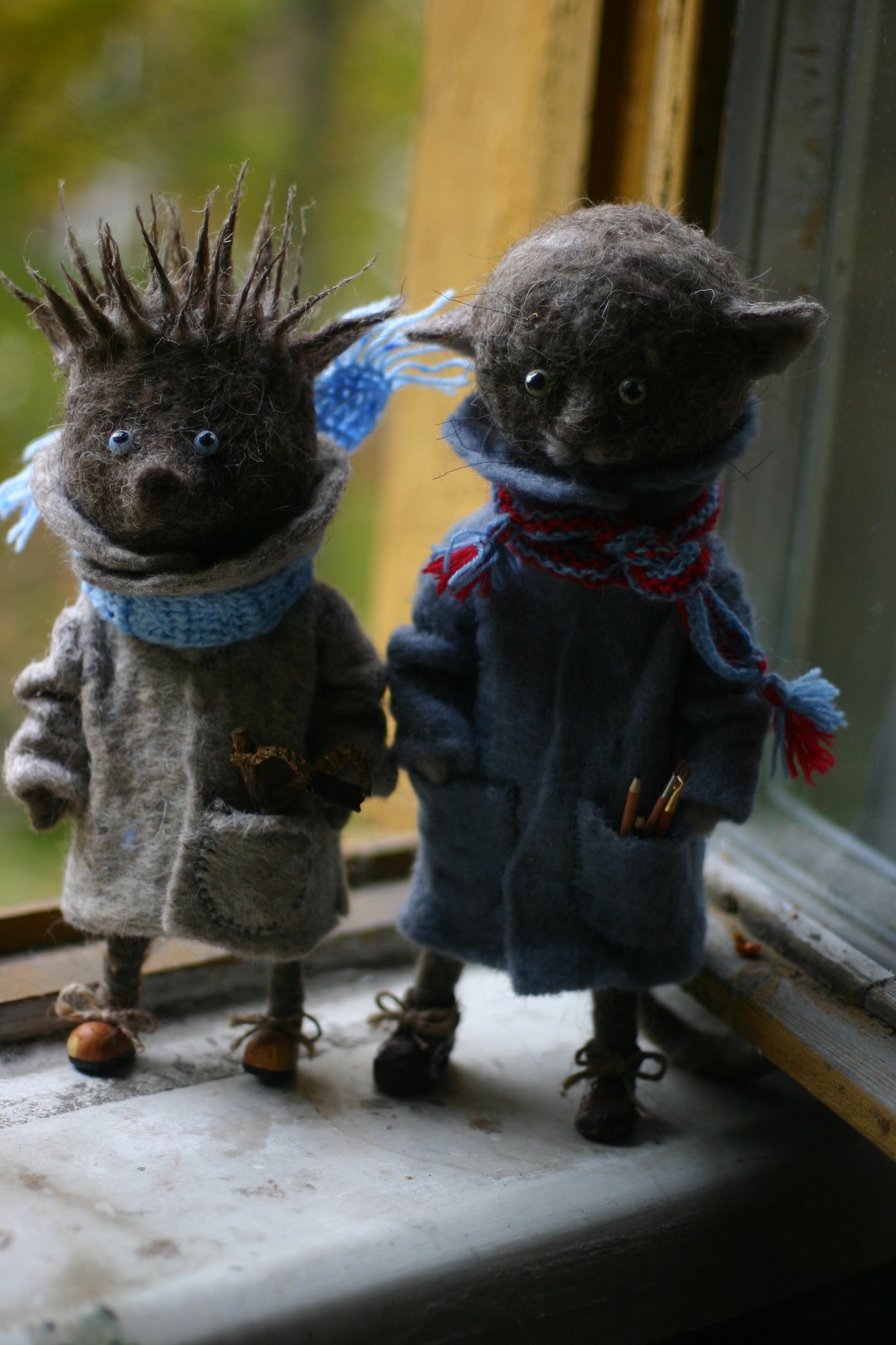 Катерина Козуненко, войлочные игрушки, куклы, творения, поделки, войлок, творчество 