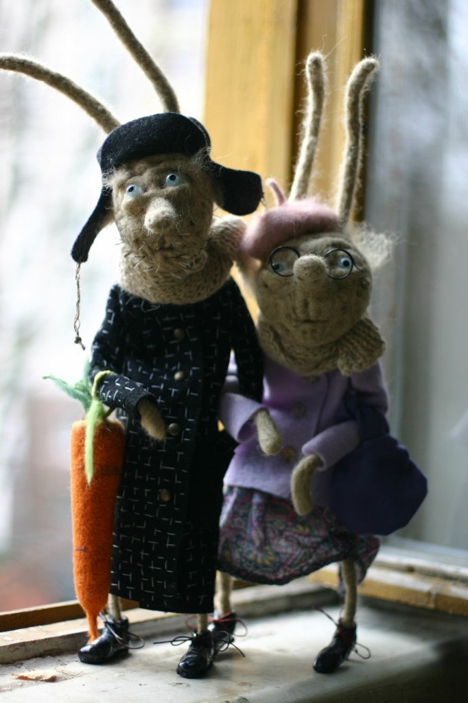Катерина Козуненко, войлочные игрушки, куклы, творения, поделки, войлок, творчество 