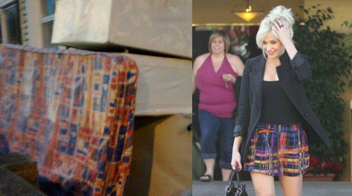 знаменитости, старые матрасы, звезды одеваются как матрасы