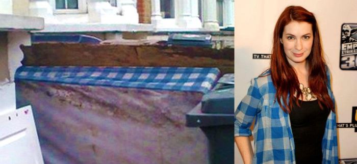 знаменитости, старые матрасы, звезды одеваются как матрасы