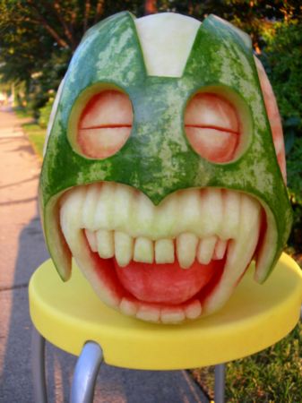 карвинг арбузы, скульптуры Клайв Купер, Clive Cooper, резьба по арбузу,скульптуры из арбузов