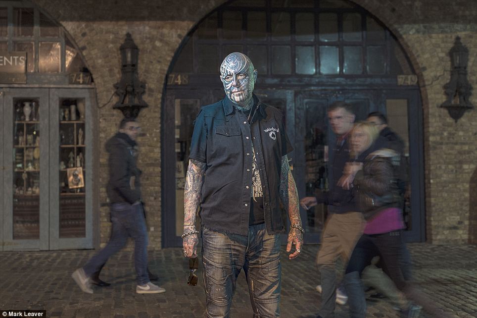 Люди с татуировками на лице, татуированные лица, Марк Ливер, Mark Leaver  Tattoos