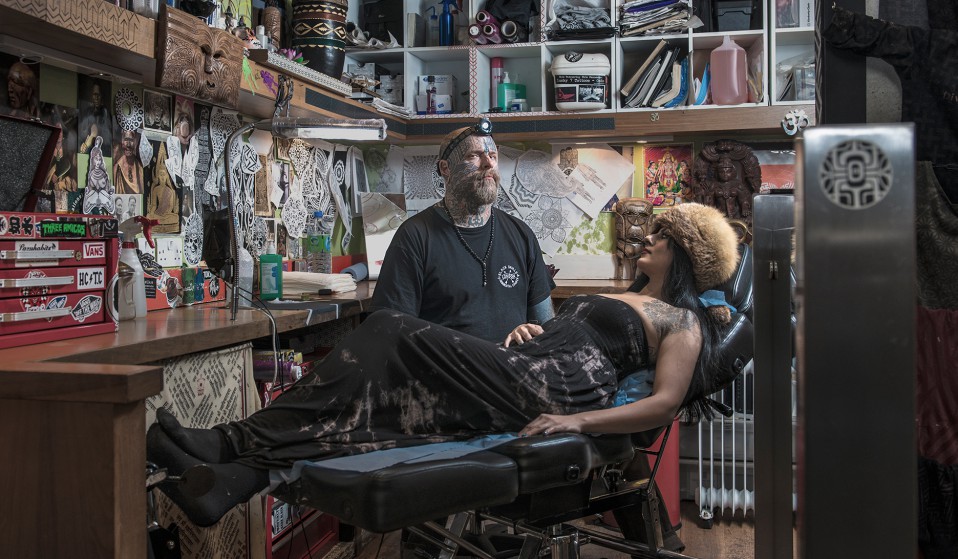 Люди с татуировками на лице, татуированные лица, Марк Ливер, Mark Leaver  Tattoos