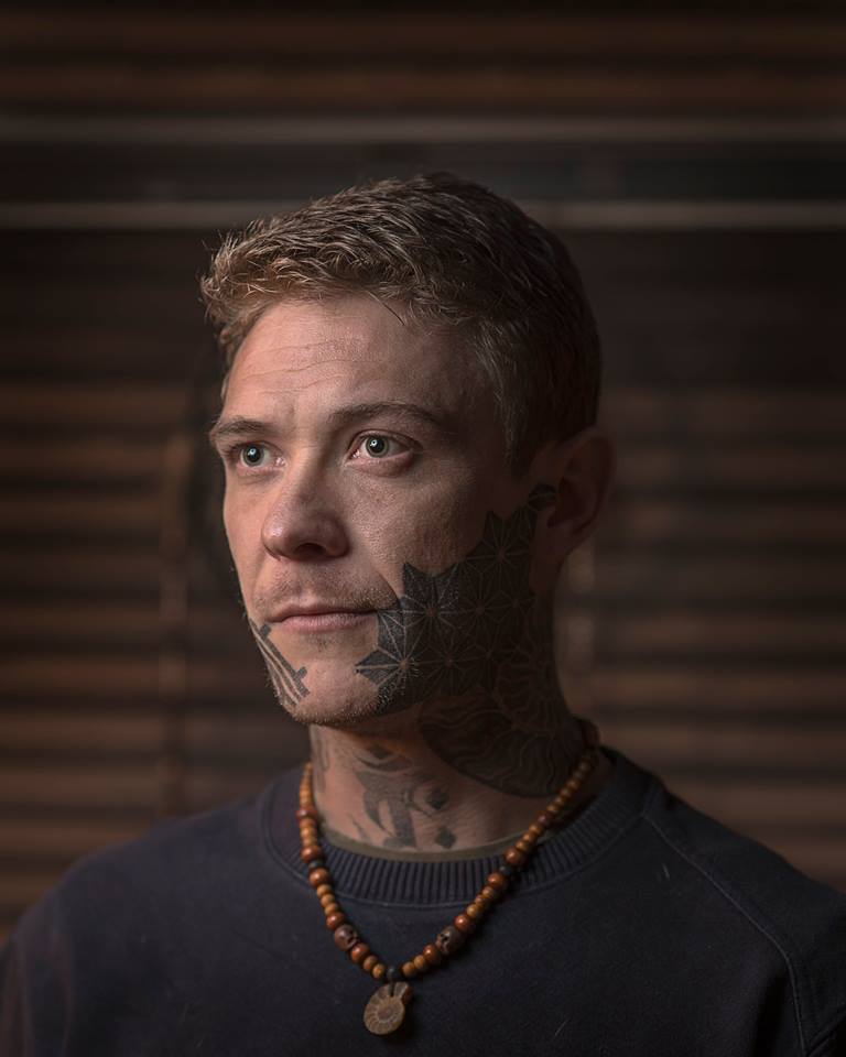 Люди с татуировками на лице, татуированные лица, Марк Ливер, Mark Leaver  Tattoos