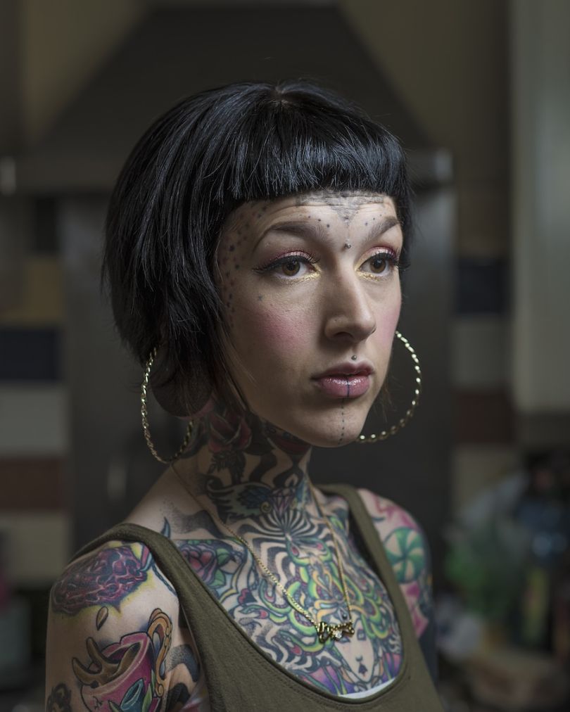 Люди с татуировками на лице, татуированные лица, Марк Ливер, Mark Leaver  Tattoos