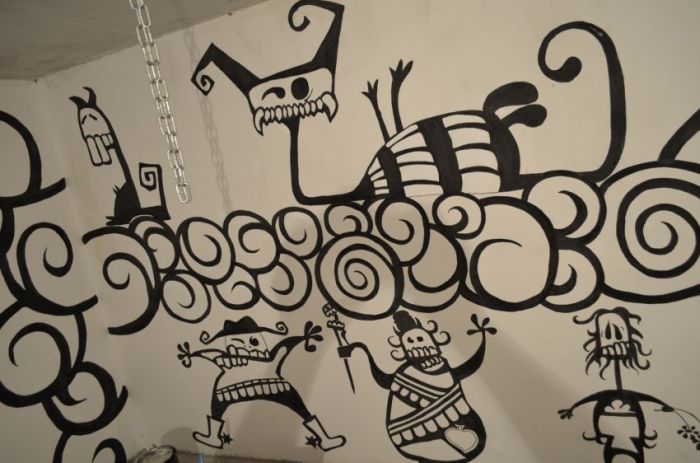 ремонт в старом гараж, превращение гаража, превратил гараж, креативный гараж