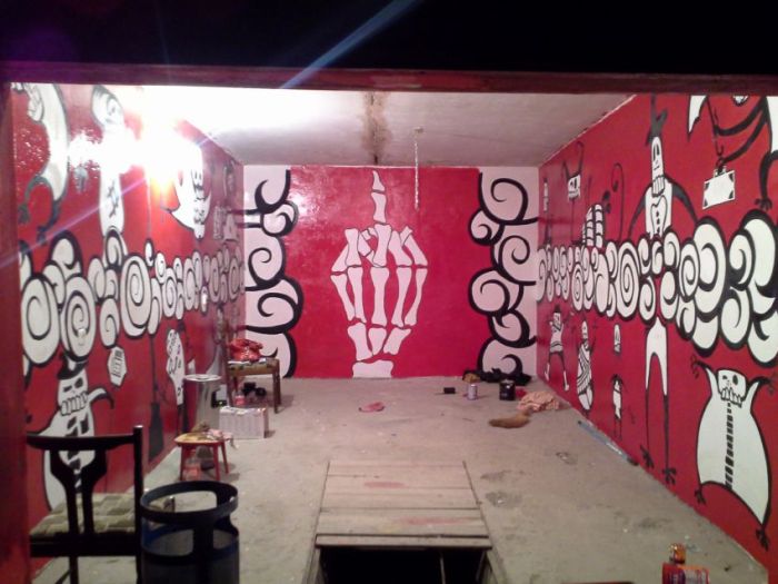 ремонт в старом гараж, превращение гаража, превратил гараж, креативный гараж