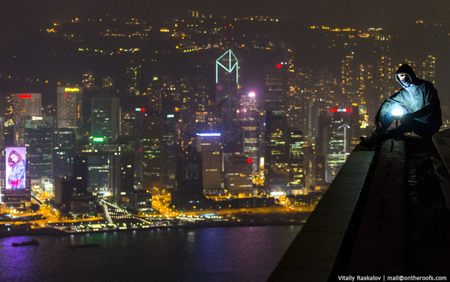 Виталий Раскалов, Вадим Махоров, крыши Гонконга фото, фотографии Гонконга с высоты крыши