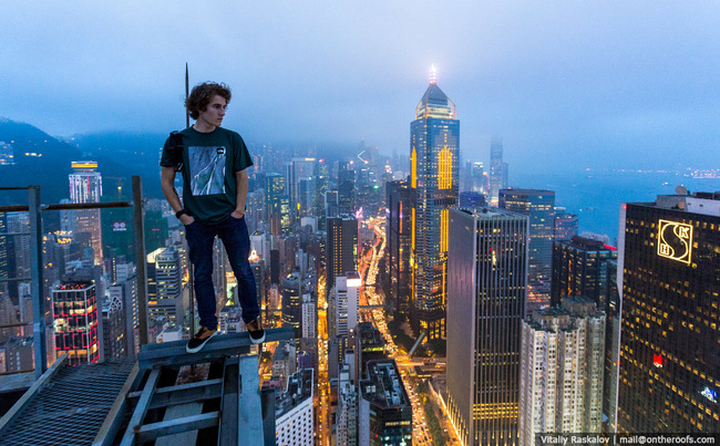Виталий Раскалов, Вадим Махоров, крыши Гонконга фото, фотографии Гонконга с высоты крыши