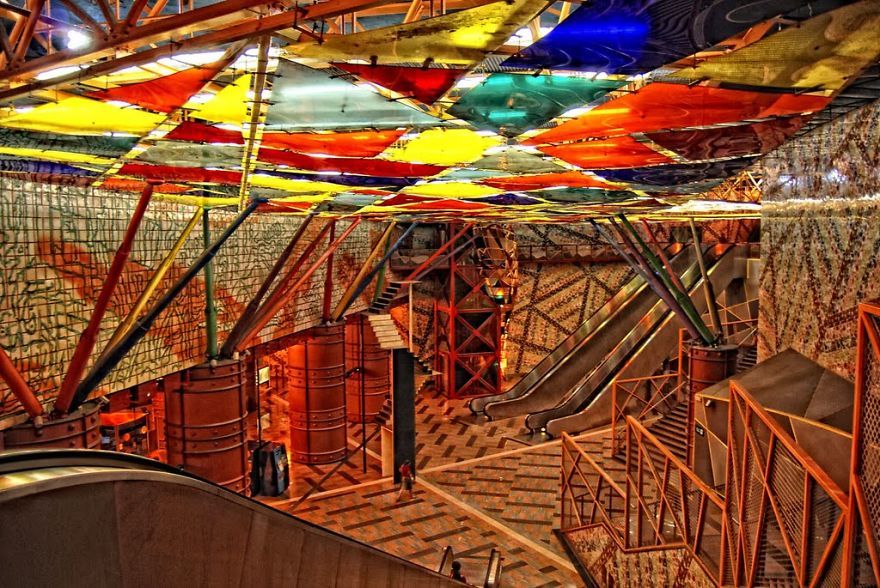 необычные станции метро, метро красивое