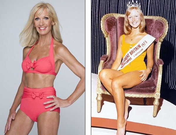 Гей Спинк в бикини, Пэт Морган в бикини, Делла Драпер в бикини, тела старых моделей, престарелые модели