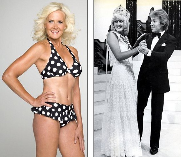 Гей Спинк в бикини, Пэт Морган в бикини, Делла Драпер в бикини, тела старых моделей, престарелые модели