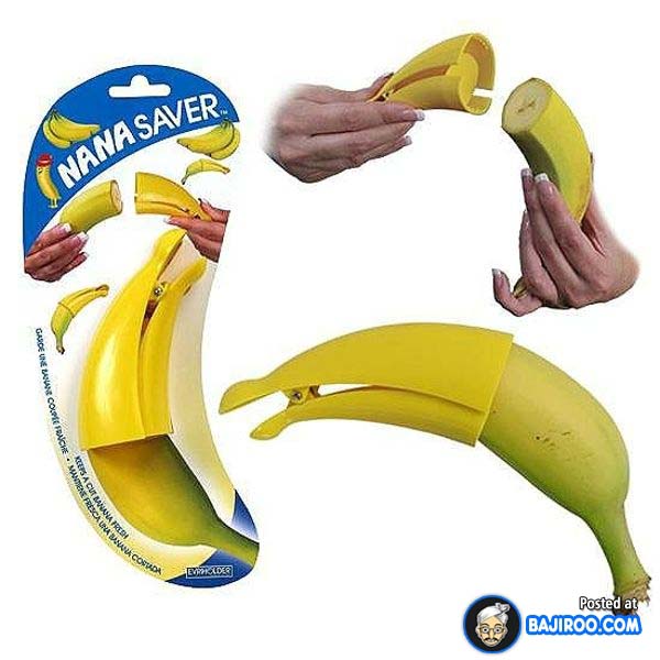 Хранитель половины банана, который предотвратит его порчу и высыхание.