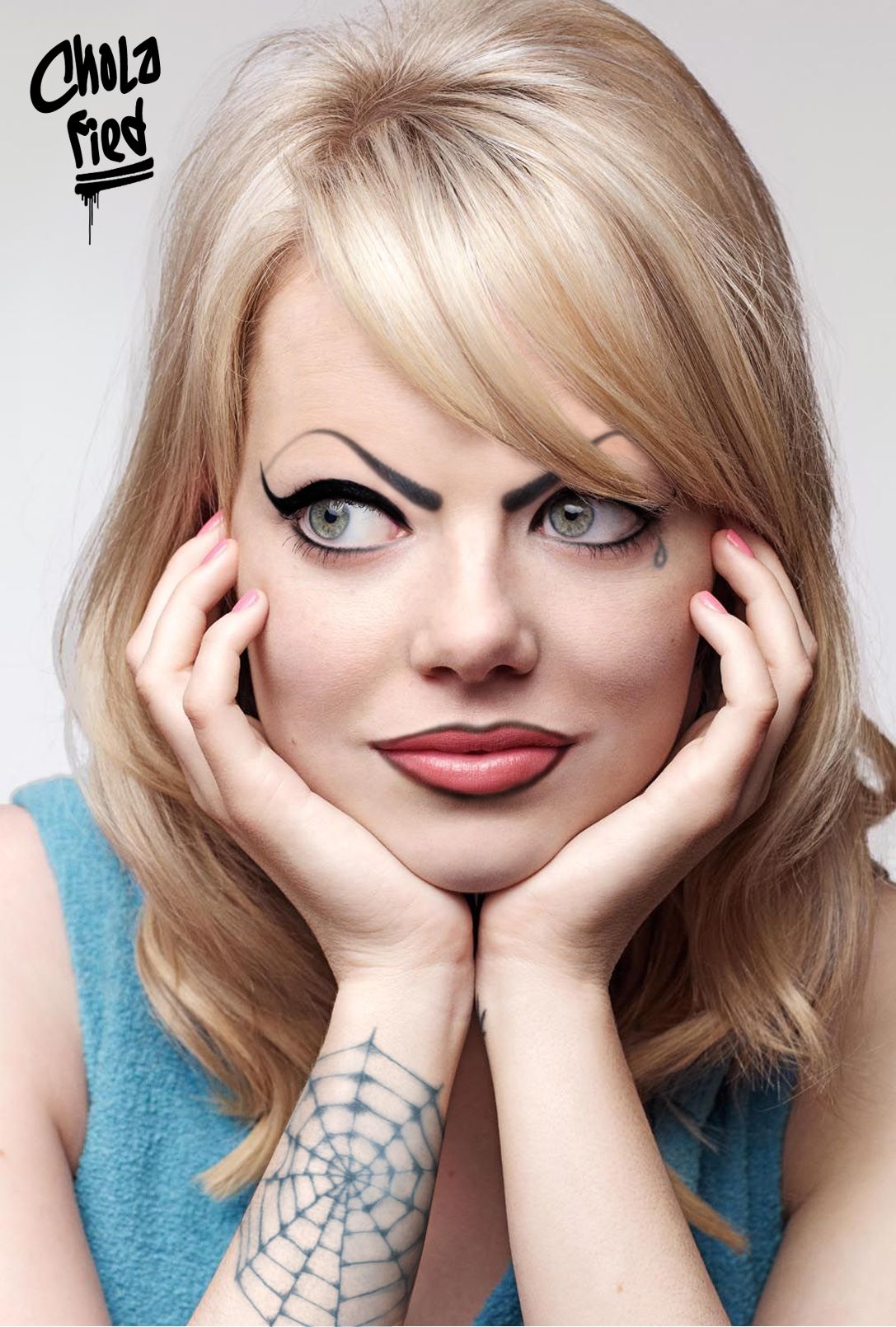 стиль Чола, стиль Chola, голливудские знаменитости в стиле Чола, Cholafied