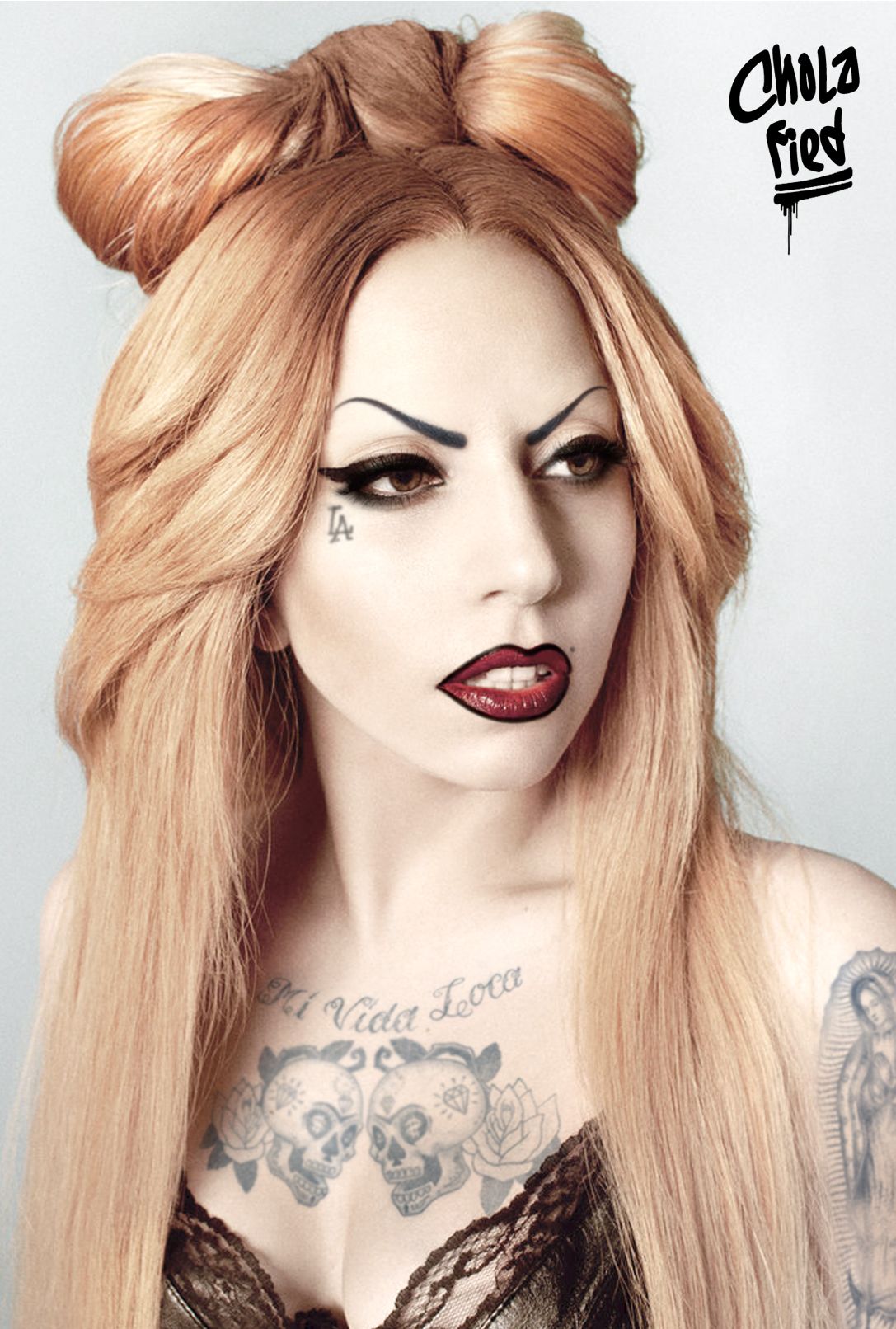 стиль Чола, стиль Chola, голливудские знаменитости в стиле Чола, Cholafied