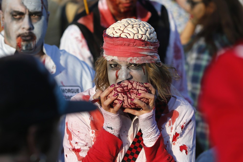 Zombie Walk, Asbury Park, Зомби помощь детям больным раком