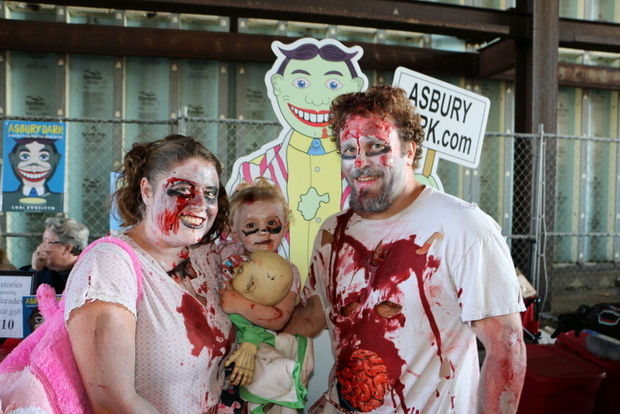 Zombie Walk, Asbury Park, Зомби помощь детям больным раком