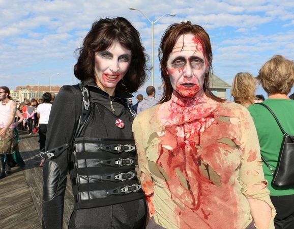 Zombie Walk, Asbury Park, Зомби помощь детям больным раком