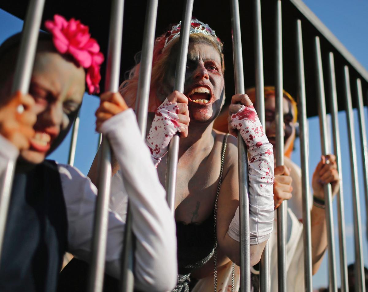 Zombie Walk, Asbury Park, Зомби помощь детям больным раком