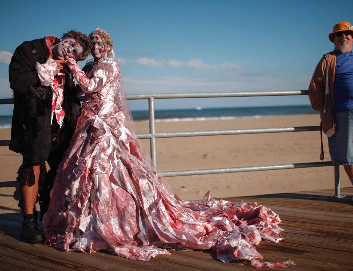 Zombie Walk, Asbury Park, Зомби помощь детям больным раком