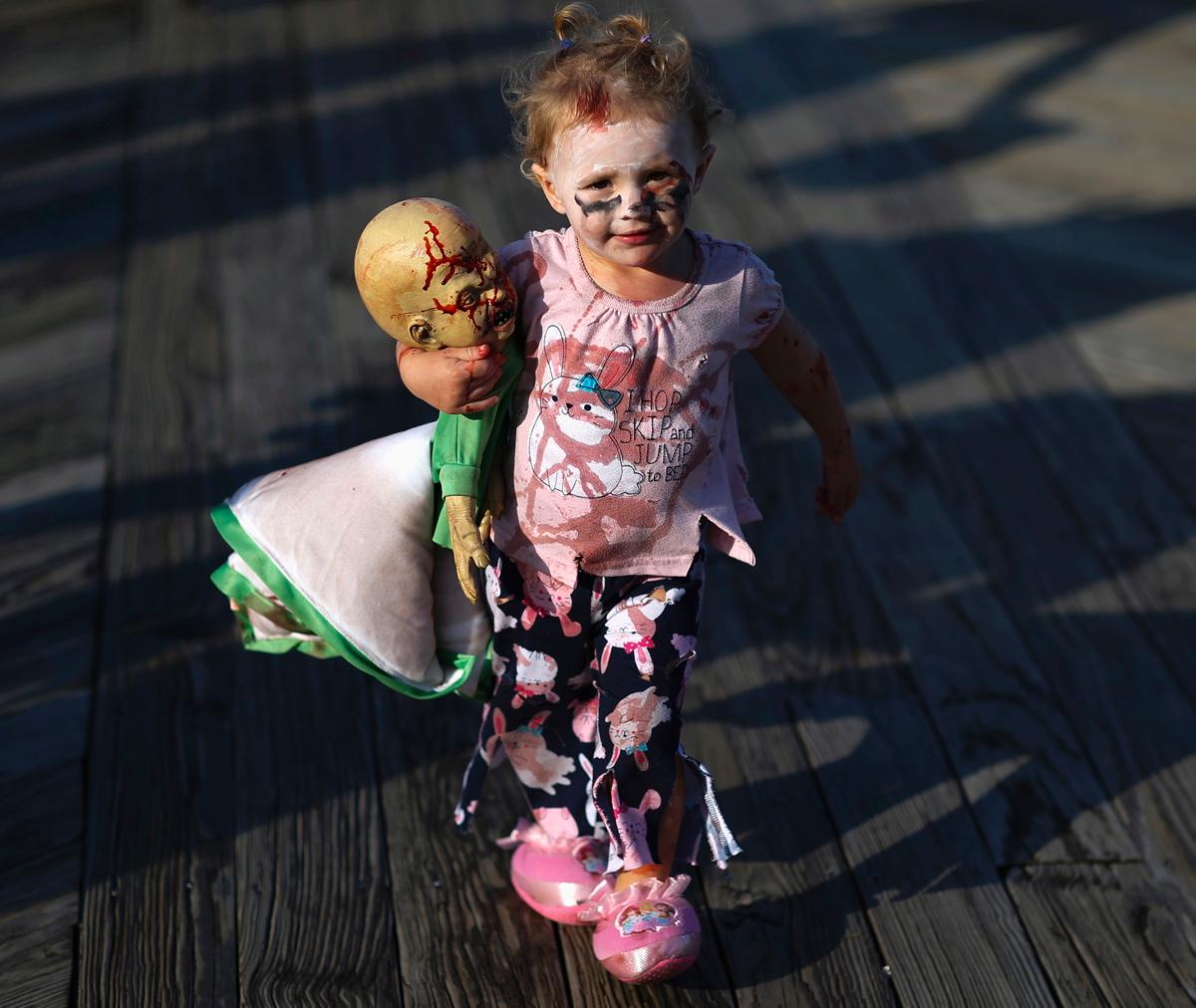 Zombie Walk, Asbury Park, Зомби помощь детям больным раком