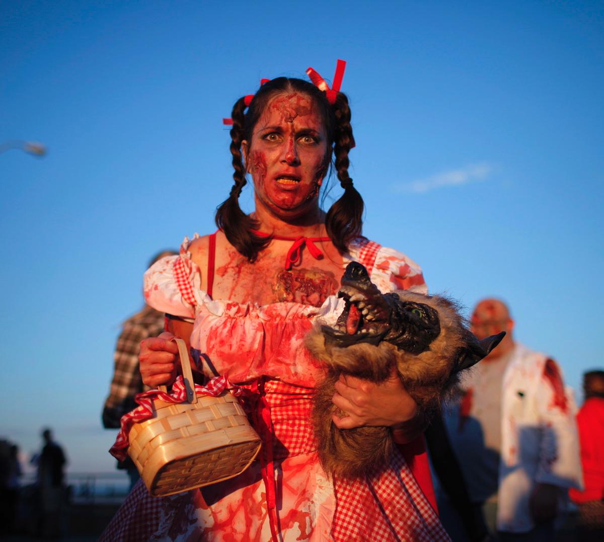 Zombie Walk, Asbury Park, Зомби помощь детям больным раком