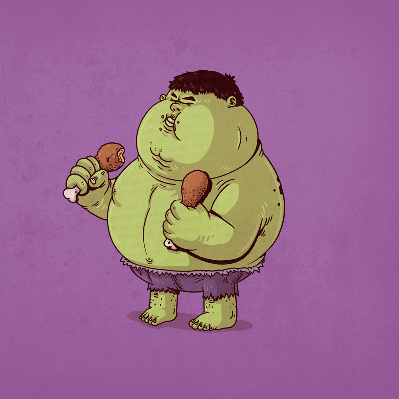 Алекс Солис Alex Solis, Famous Chunkies», толстые супрегерои