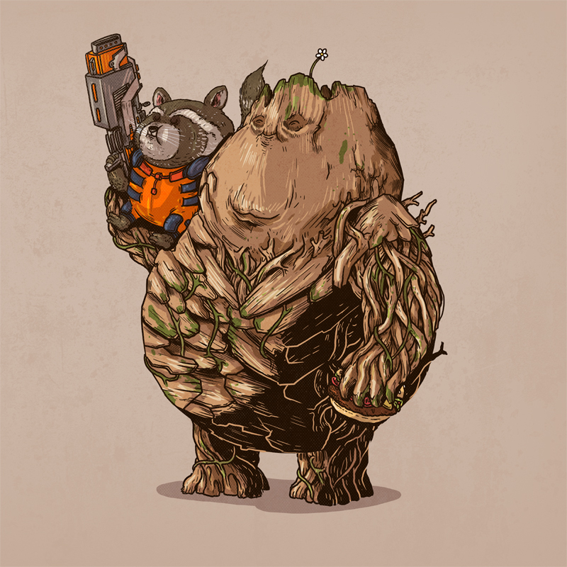 Алекс Солис Alex Solis, Famous Chunkies», толстые супрегерои