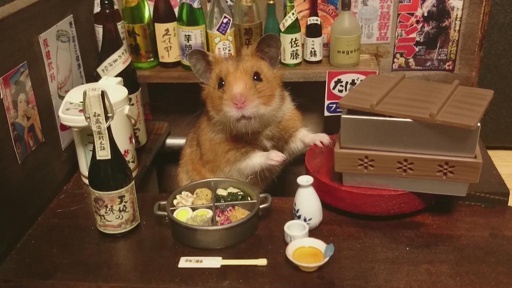 Hamster Bartenders, хомяки бармены, Kawanabesatou