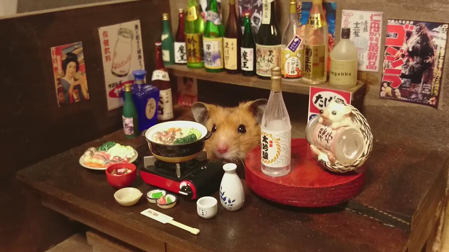 Hamster Bartenders, хомяки бармены, Kawanabesatou