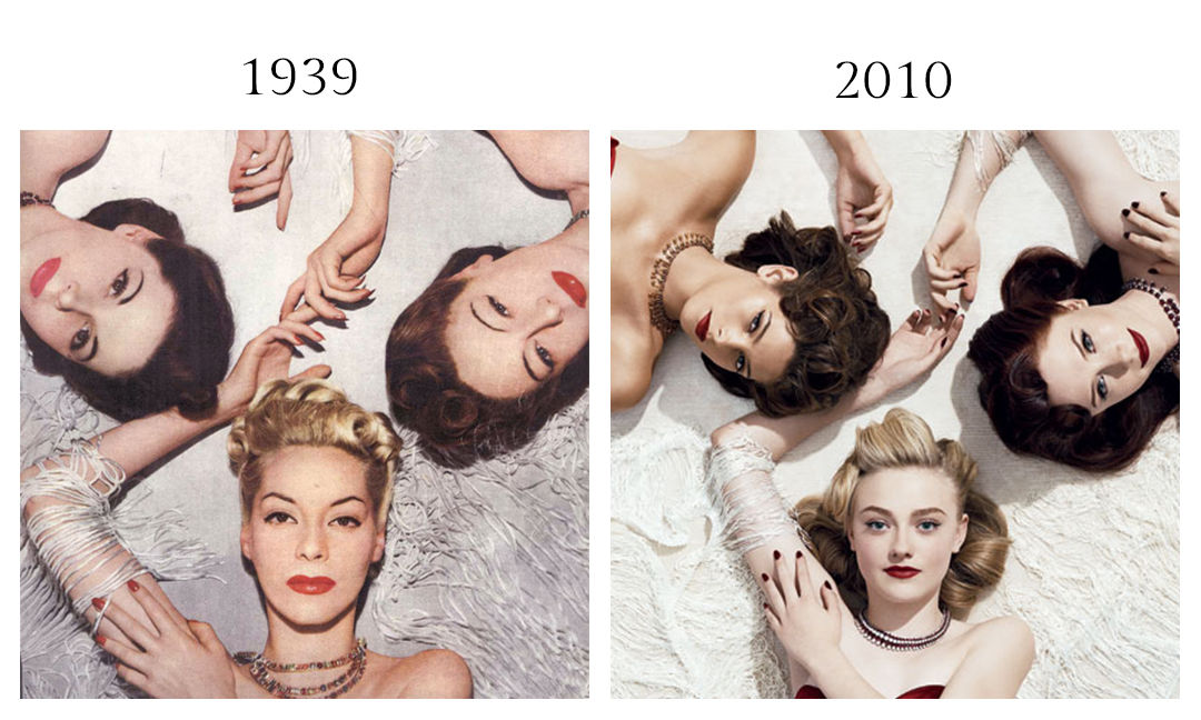 Идеи фотографий прошлого, украденные идеи, в современных фотографиях, плагиат