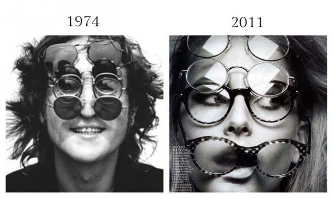 Идеи фотографий прошлого, украденные идеи, в современных фотографиях, плагиат