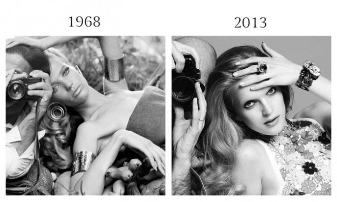 Идеи фотографий прошлого, украденные идеи, в современных фотографиях, плагиат