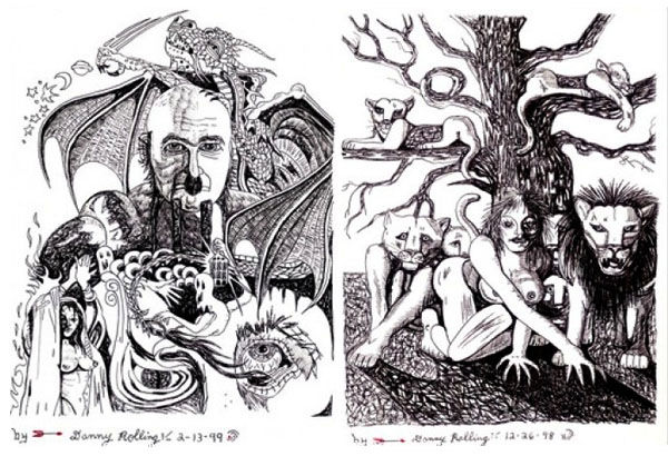 картины серийных убийц, картины маньяков, творчество преступников