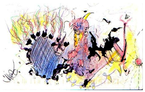 картины серийных убийц, картины маньяков, творчество преступников