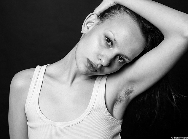 Девушки с небритыми подмышками, фотограф Бен Хоппер, Ben Hopper, модели не брили подмышки,