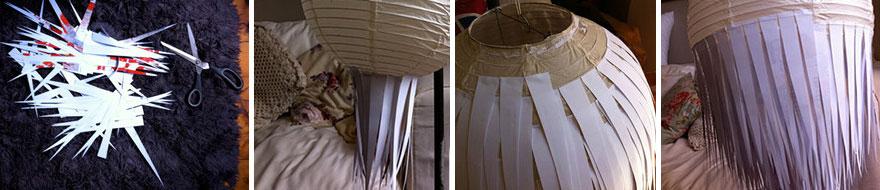 люстра своими руками, люстра из подручных материалов, 