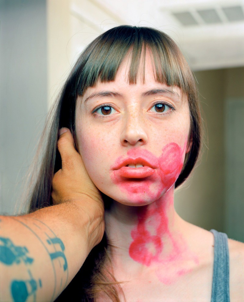 фото после поцелуя, The Makeout Project, фотограф Джедедия Джонсон, Jedediah Johnson, помада