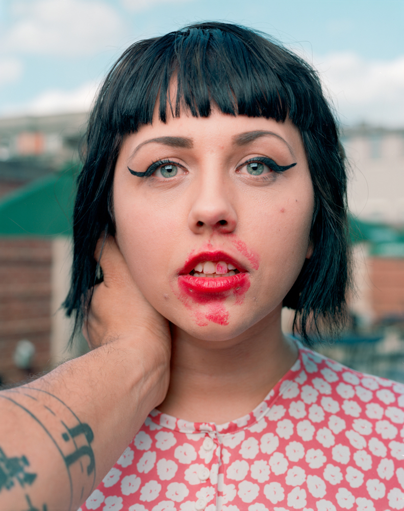 фото после поцелуя, The Makeout Project, фотограф Джедедия Джонсон, Jedediah Johnson, помада