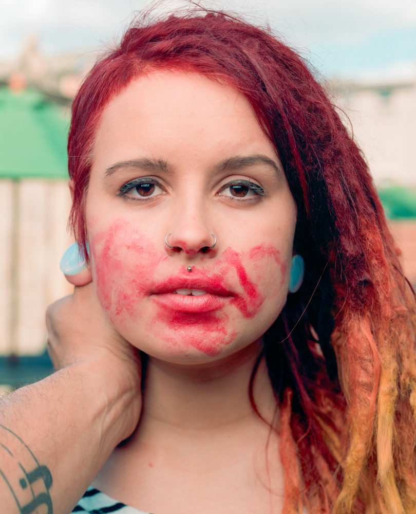 фото после поцелуя, The Makeout Project, фотограф Джедедия Джонсон, Jedediah Johnson, помада