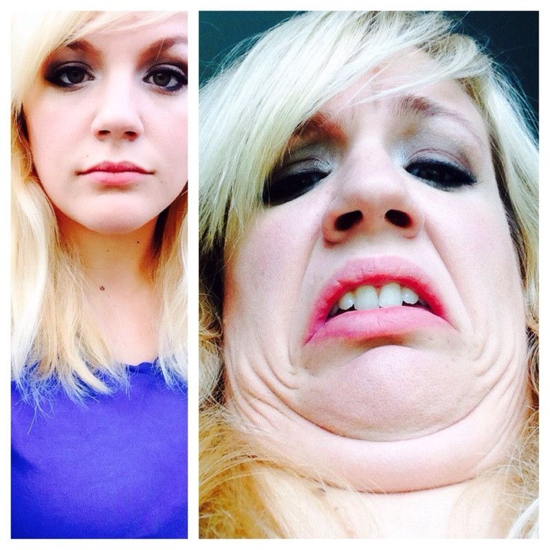 pretty girls making ugly faces, девушки корчат рожи