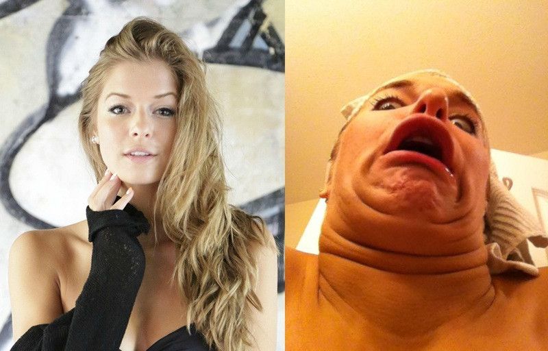 pretty girls making ugly faces, девушки корчат рожи