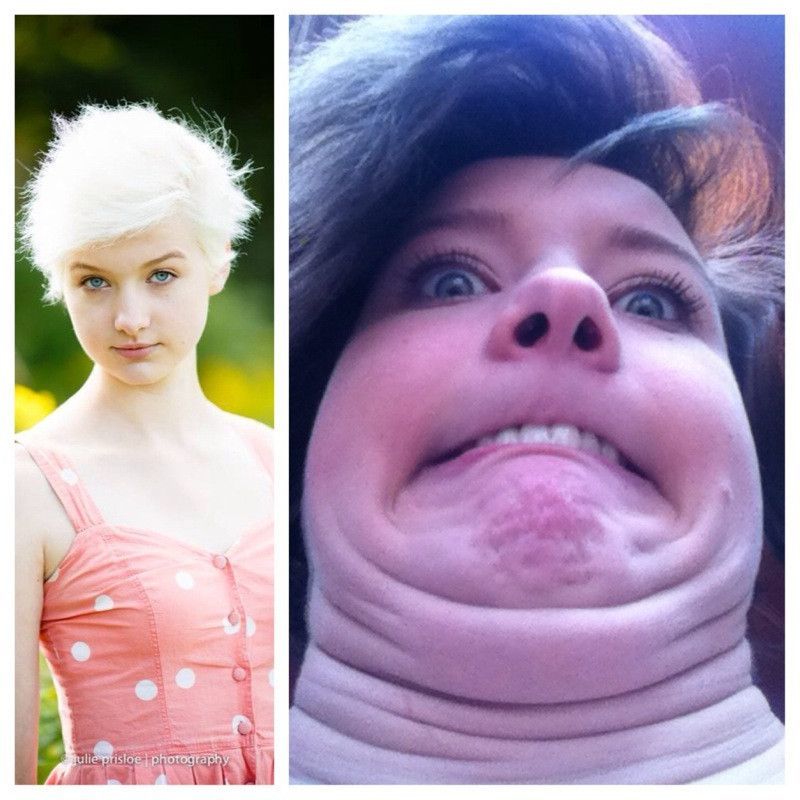 pretty girls making ugly faces, девушки корчат рожи