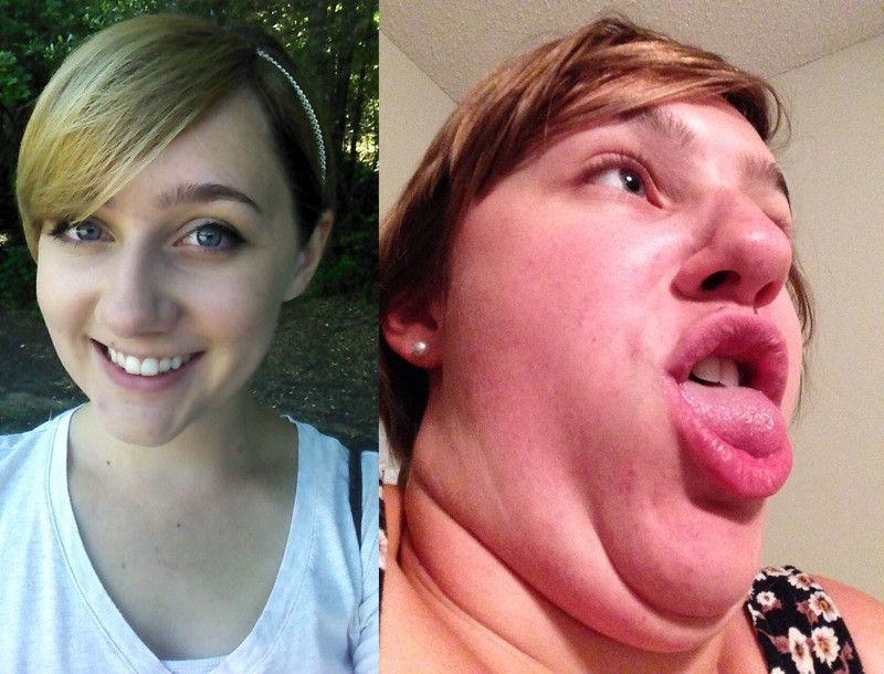 pretty girls making ugly faces, девушки корчат рожи