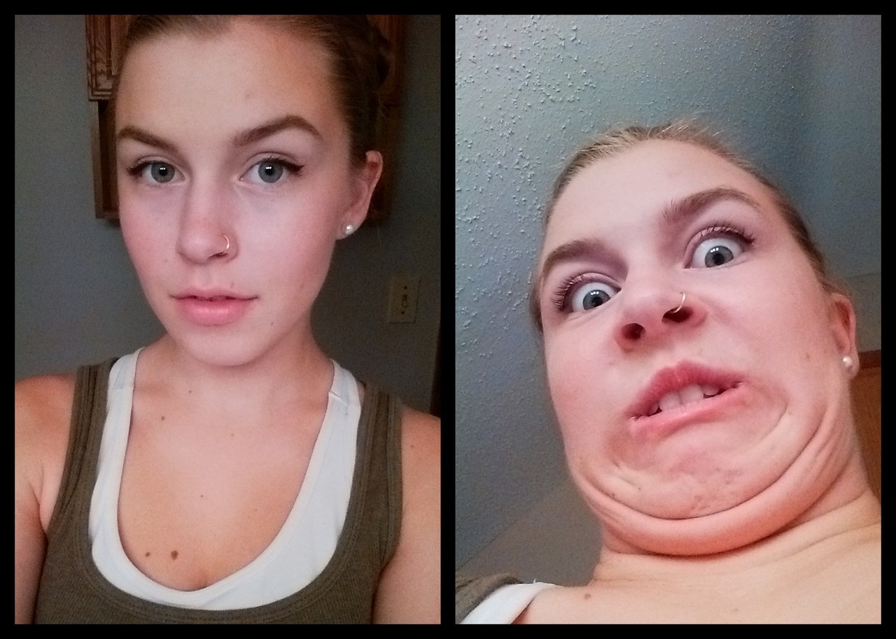 pretty girls making ugly faces, девушки корчат рожи