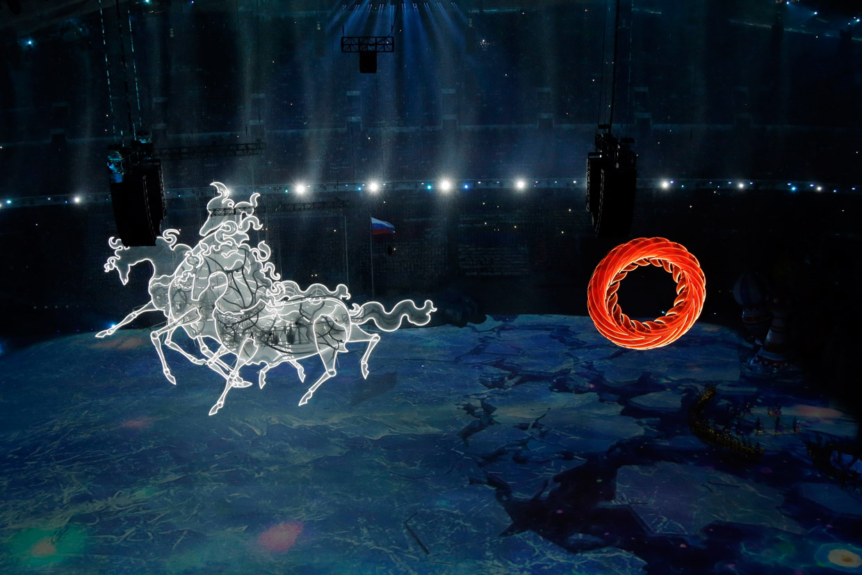 Фотоотчет с церемонии открытия зимних Олимпийских игр 2014 Церемония открытия, зимние Олимпийские игры, 2014, Сочи